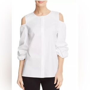 Lafayette 148 New York
Poppy Cold-Shoulder Blouse Large